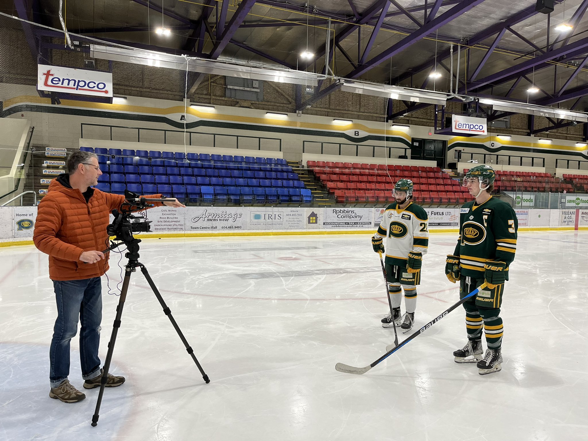 Powell River Kings on Twitter "Nic & Casey are testing out their