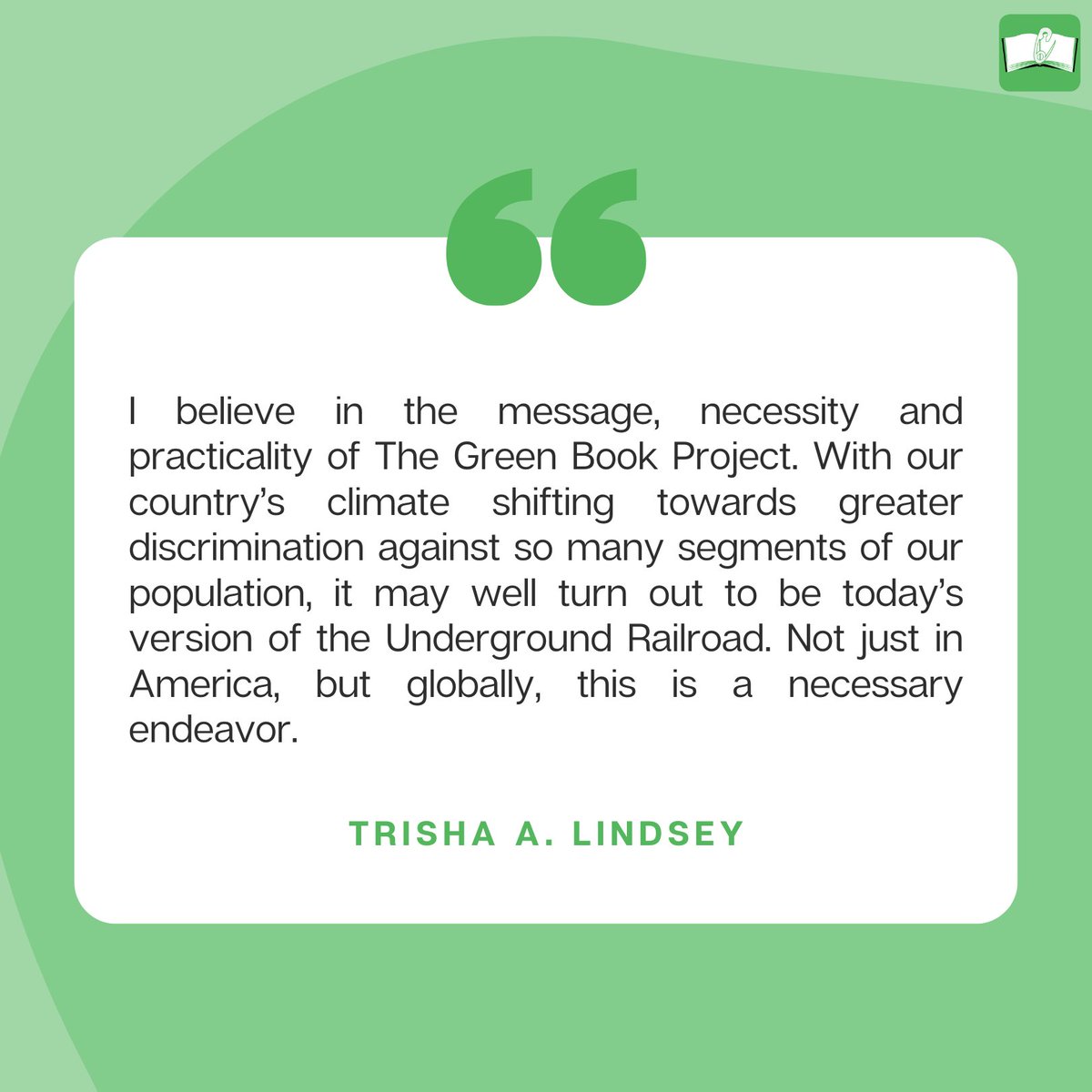_thegreenbook's tweet image. With early bird spots on our Community Round running out fast, now is the perfect time to invest in #TheGreenBookProject and help us make a real difference in people’s lives.

See what Trisha had to say about us and why they chose to invest!

wefunder.com/thegreenbookpr…