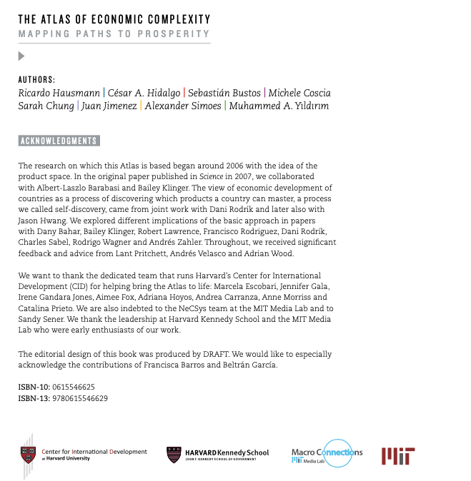 Let's do some highlights of the intro doc of "The Atlas of Economic Complexity" by <a href="/ricardo_hausman/">Ricardo Hausmann</a>, <a href="/cesifoti/">César A. Hidalgo</a>, and co. at oec.world/en