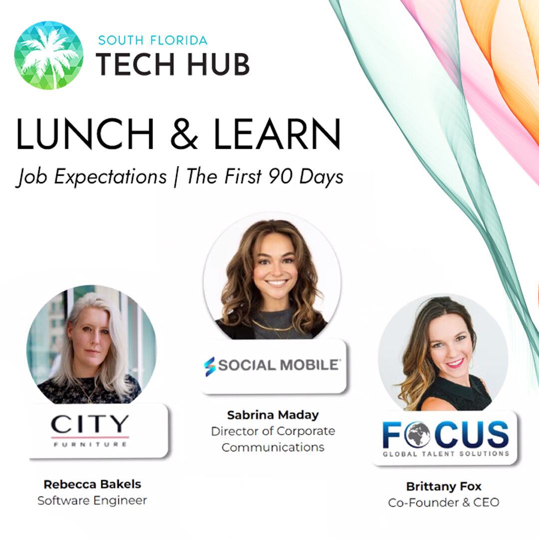 nexa_mobility's tweet image. Our Director of Corporate Communications, Sabrina Maday, joined a panel of fellow experts at the @TechHubFL&apos;s &quot;Lunch &amp;amp; Learn&quot; this afternoon to discuss how laying the foundation at the beginning is important for an employee&apos;s future success. 

#SoFloTechMonth #BuildingSoFlo