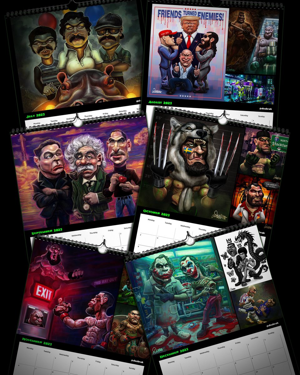 2023 Calendar pre sale for one week only! dosbrak.com/products/2023-…