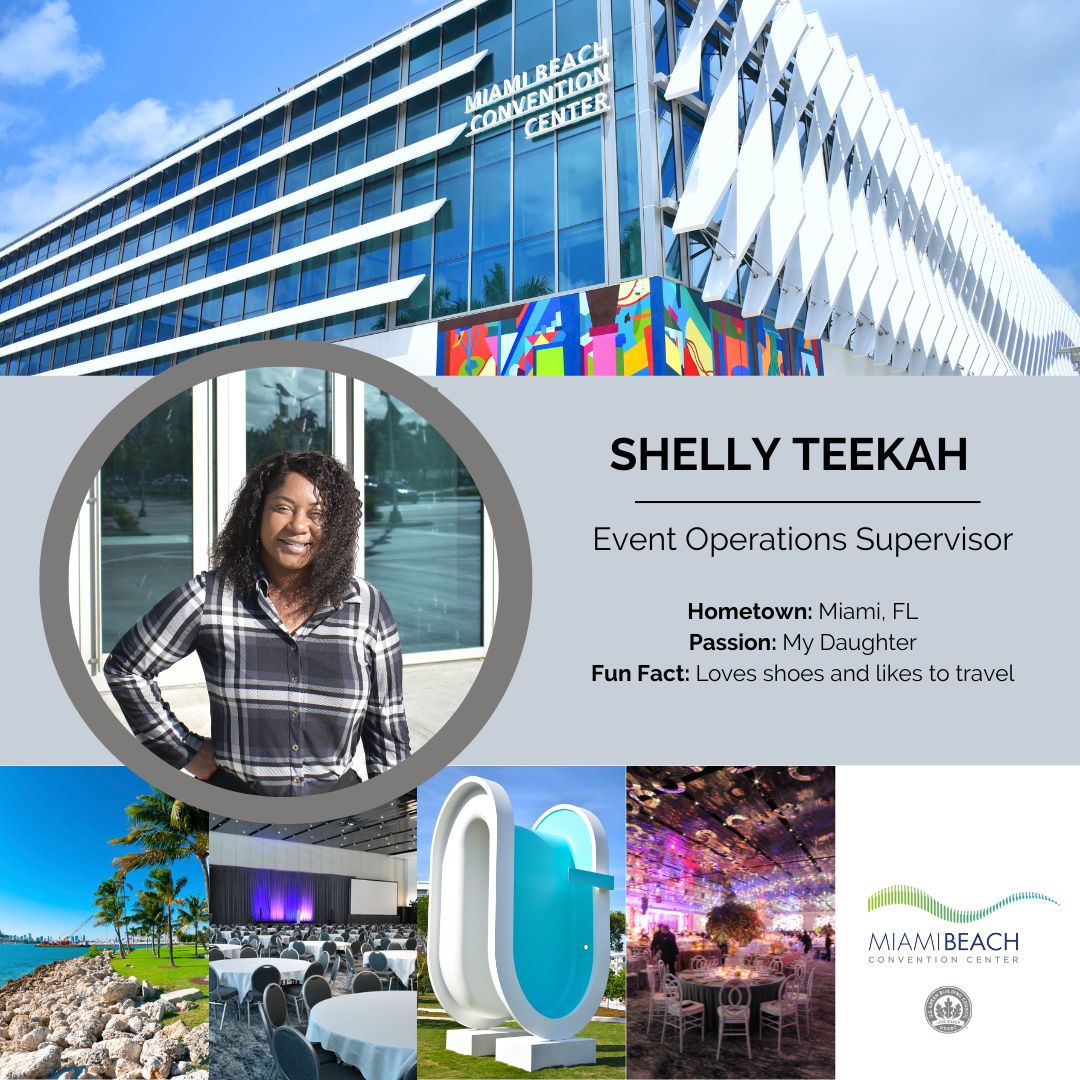 Just promoted! 🎉

We're excited to announce our new Event Operations Supervisor at Miami Beach Convention Center, Shelly Teekah. Congratulations on your promotion at the Miami Beach Convention Center, Shelly. 👏

#EventOperations #Promotion #Supervisor #MBCC