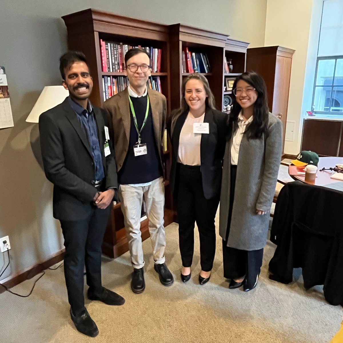 katelynwang_'s tweet photo. Tali Fedorovsky, @sonusamvarghese and I were grateful to meet with Joseph Jolly, @JohnMcKayLib's Parliamentary Assistant! We talked about decrim of opioids and the importance of applying an Indigenous lens to this issue. #NDoA2022 #CFMSDayOfAction #DecriminalizeOpioids @CFMSFEMC https://t.co/y8sN7CqCvO