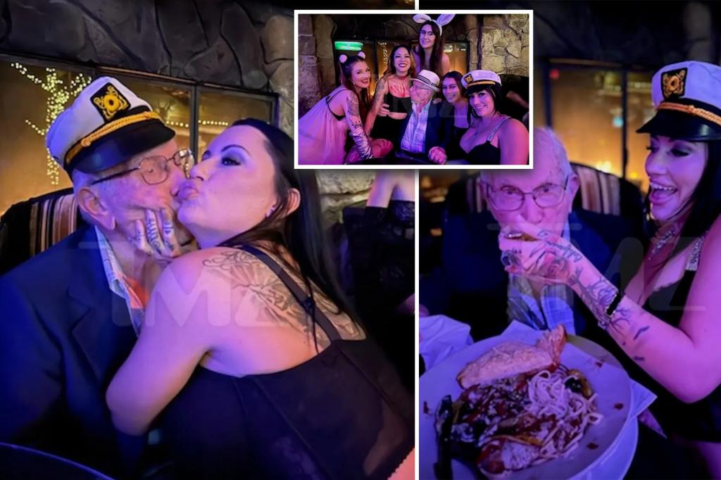 New York Post on Twitter: "Man celebrates 100th birthday with raunchy lap dance at strip club