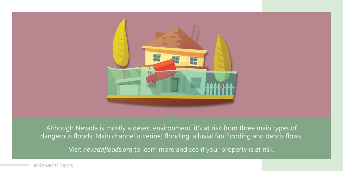 #DYK flooding has been a concern for Nevada communities since the first settlers moved to the territory in the mid-1800s?

This Nevada Flood Awareness Week, take a moment to learn your flood risk: msc.fema.gov/portal/home

#NevadaFloods