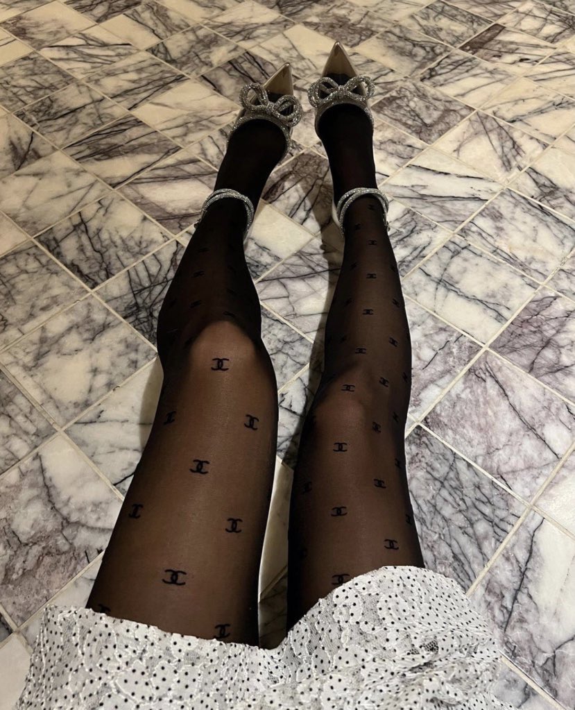 𓃭 on X: Chanel black tights  / X