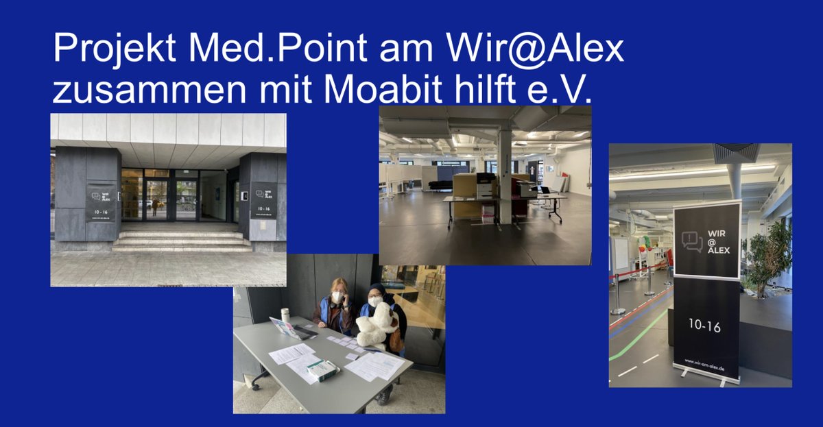 Wir erinnern uns immer gerne zurück an unser letztes Projekt gemeinsam mit <a href="/Moabithilft/">Moabit hilft</a> am Alexanderplatz in #Berlin.💙 Ein  kleiner  Eindruck: