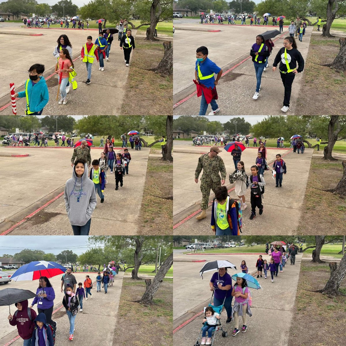 Today our Cubs proudly walked to school wearing purple in celebration of Ruby Bridges and her courageous 1st walk into her elementary school to begin integration. @CCISD #RubyBridges #CubProud #Ccisd