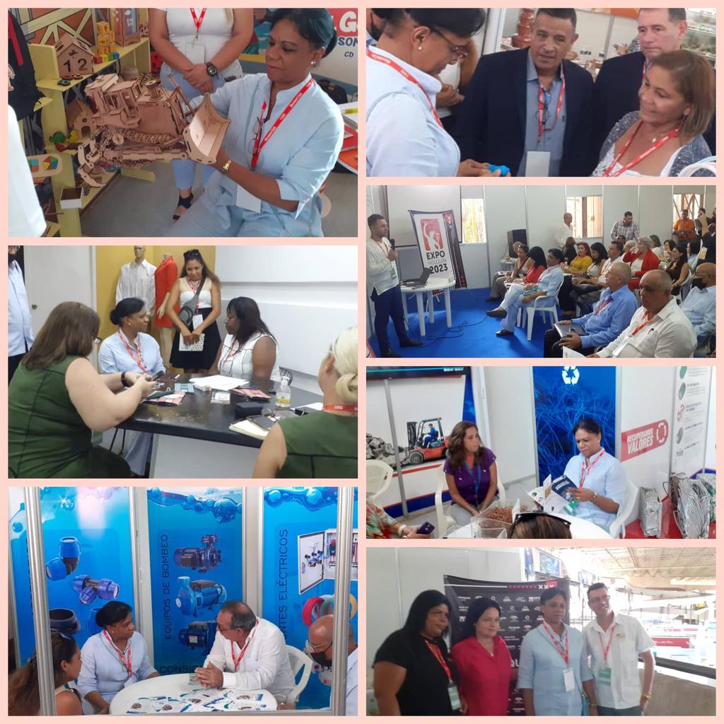 Un pequeño momento para visitar la 38va. Feria Internacional de la Habana (Fihav-2022)  que abrió sus puertas, en el recinto ferial ExpoCuba.#Cuba recibe a empresarios de 62 países,las empresas cubanas presentan sus potencialidades.Importante feria para el desarrollo. <a href="/pro_cuba/">ProCuba</a>