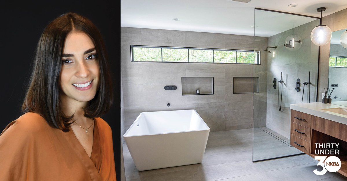 Meet Jessica Medeiros! Since joining Kurrent Kitchen & Bath she has generated over $2.5 million in sales since 2020. Learn more about Jessica and our #NKBA30_30 Class of 2023: bit.ly/3ENAVUd @deltafaucet, Pipeline by Delta Faucet Company & @SKSappliances