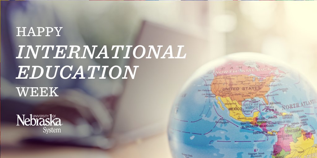 Happy International Education Week! The University of Nebraska is proud to be home to ~3,100 int'l students from 141 countries around the world. These students contribute to Nebraska’s economic growth and greatly enrich our classrooms &amp; communities. We’re so glad they’re here.