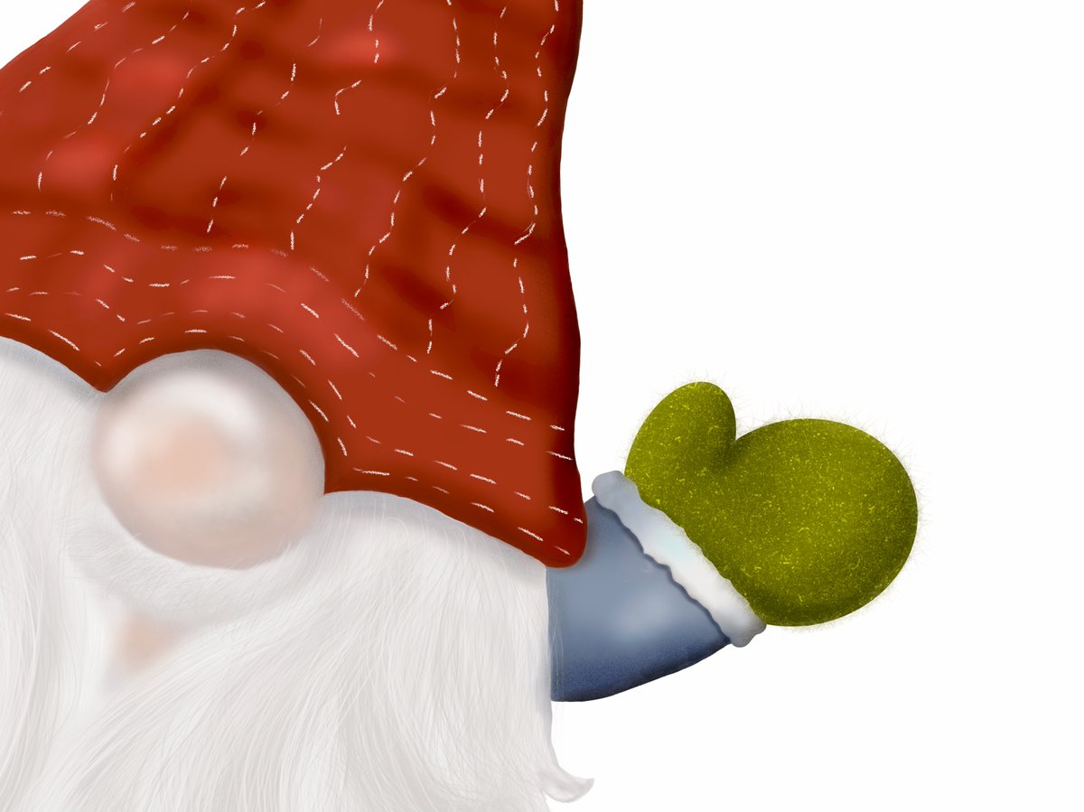 WinooskiDesigns's tweet photo. Fig the Christmas Gnome will be making a reappearance this year, this time in High Definition.

#gnome #gnomes #holidays #christmas #art #artist #procreate #illustration #illustrationartists #digitalart https://t.co/F504cN0qKr