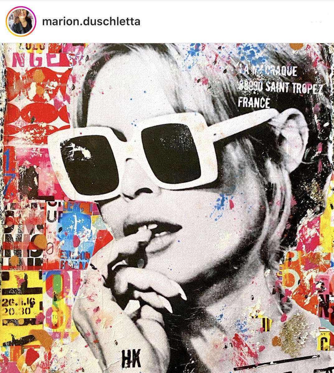 Gm, to the fans of pop and street arts, lets start the day with a superb piece of pop artist Marion Duschletta 
#NFTs #StreetCulture