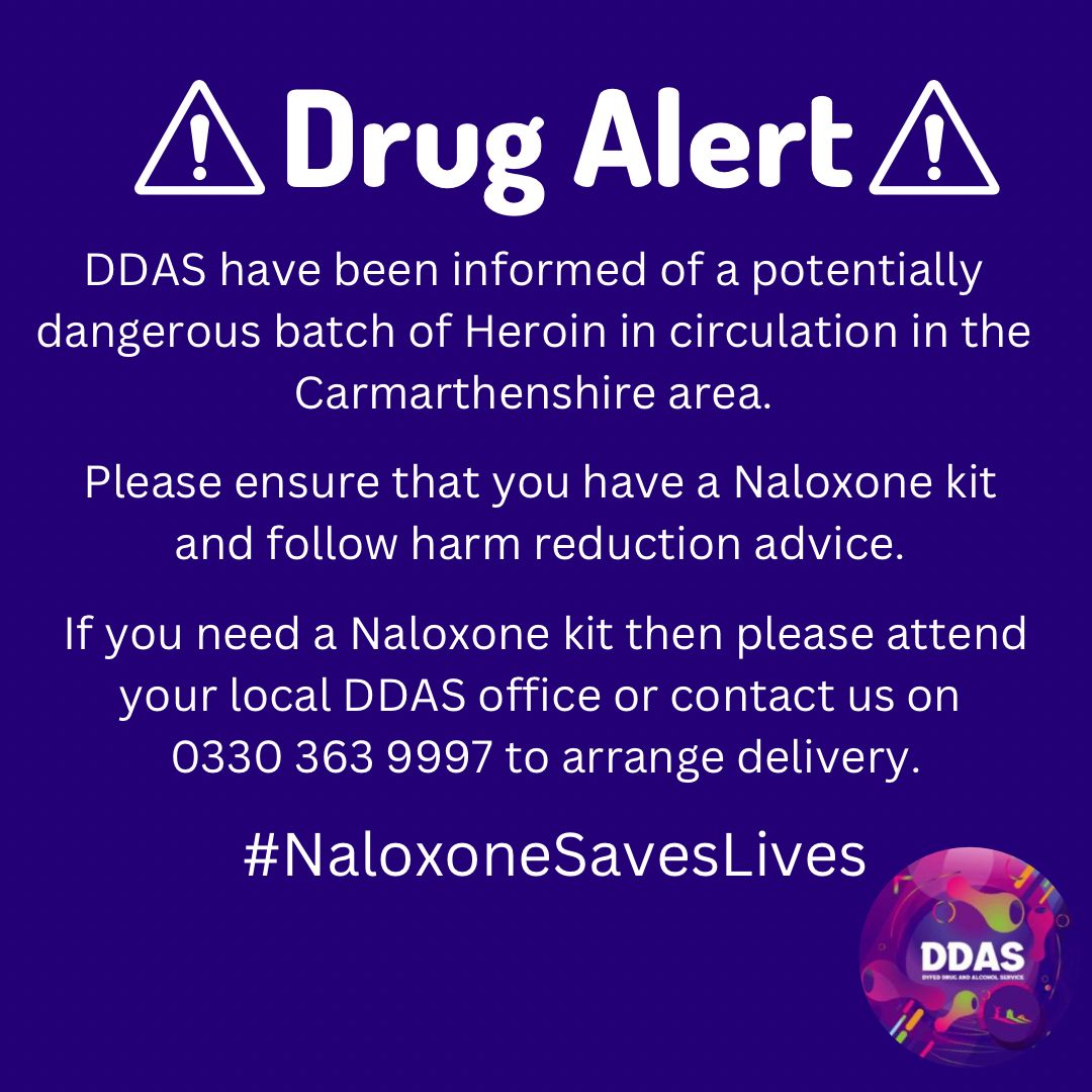 ⚠️ Drug Alert: Opiates ⚠️
#HarmReduction #overdose #naloxone 💛🏴󠁧󠁢󠁷󠁬󠁳󠁿 Contact us on 03303 639 997 If you have any concerns.