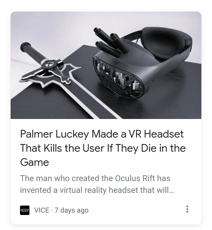 JacobSandusky17's tweet photo. Everyday, it get's harder and harder to tell which is satire, and which is us coming one step closer to a cyberpunk dystopia. https://t.co/Kax8MzOx1J