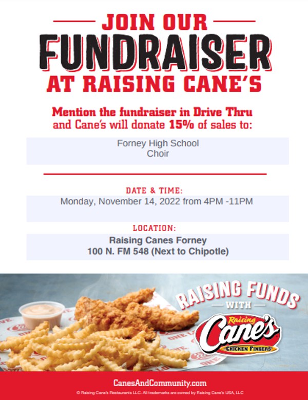 ForneyHSChoir's tweet photo. Winner Winner, Chicken Dinner TONIGHT! https://t.co/hiJ9hue4Xb