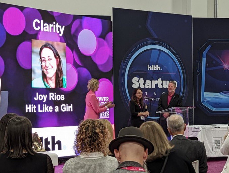 GIL BASHE (@gil_bashe) on Twitter photo CONGRATS to <a href="/askjoyrios/">Joy Rios</a> on receiving the <a href="/PowerPressParty/">Power Press Party</a> <a href="/mobihealthtimes/">mHealth Times</a> Award for journalistic #Clarity! Well deserved.
Joy is a leader in the #HIT community. <a href="/FINNPartners/">FINN Partners</a> is honored to sponsor this Award. CONGRATS to <a href="/askjoyrios/">Joy Rios</a> on receiving the <a href="/PowerPressParty/">Power Press Party</a> <a href="/mobihealthtimes/">mHealth Times</a> Award for journalistic #Clarity! Well deserved.
Joy is a leader in the #HIT community. <a href="/FINNPartners/">FINN Partners</a> is honored to sponsor this Award.
