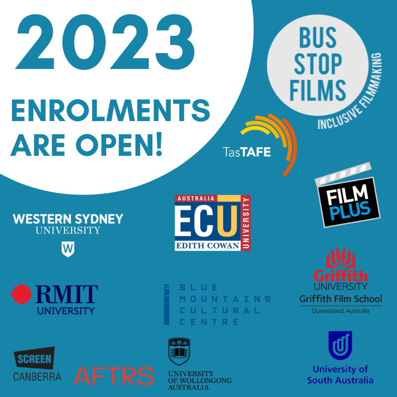 Enrolments are open for our Accessible Film Studies Program for 2023. Places are limited. So don't delay, apply today - busstopfilms.com.au/programs/2023-…
Launceston Perth Adelaide Brisbane Melbourne
Canberra Sydney Wollongong Parramatta Blue Mountains