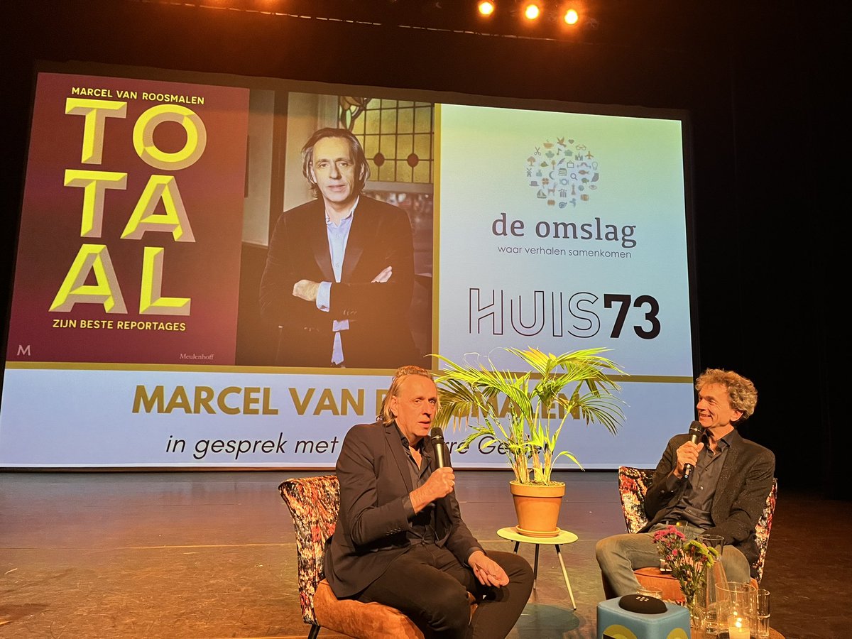 Wat een leuke avond! #marcelvanroosmaleninrosmalen😊<a href="/MvanRoosmalen/">marcel van roosmalen</a> #veelhumor#veelanekdotes <a href="/PERRON3/">PERRON-3 Rosmalen</a> @boekhandeldeomslag @huis73 #totaal