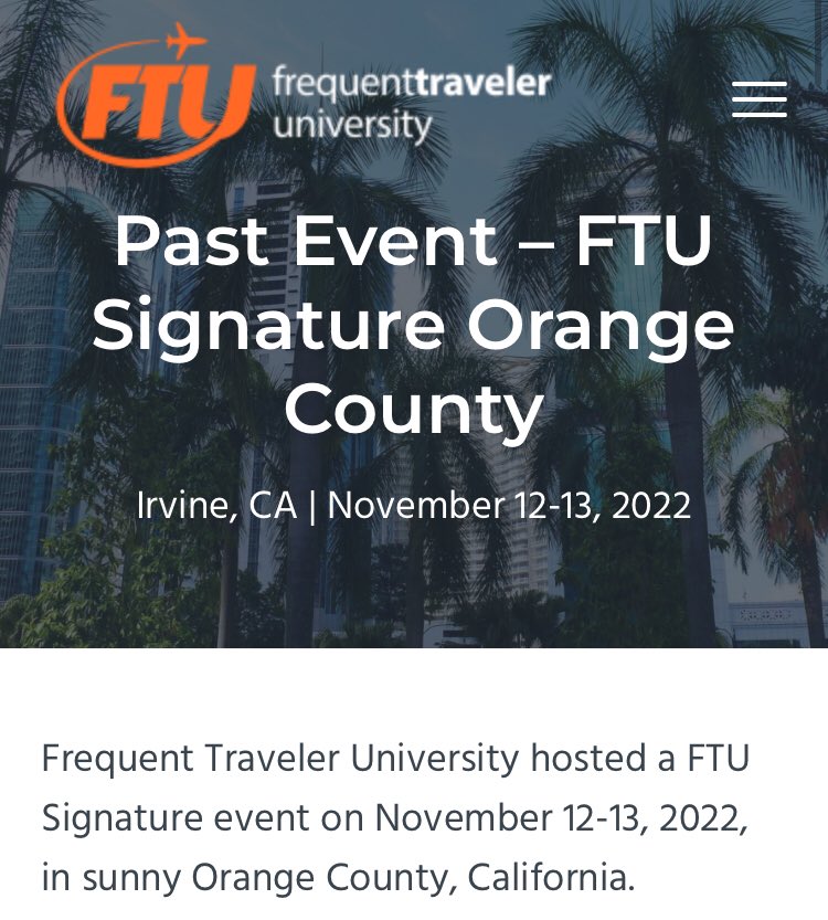 Great presentations at @FTU this past weekend by @PointsTravelher, <a href="/LiveandLetsFly/">Matthew Klint - Live And Let's Fly</a>, Maricris Palentinos (FinesseTraveler on IG) @TravelWithGrant, and many more! 

Skillful panel moderation &amp; emcee work by <a href="/rapidtravelchai/">Stefan Krasowski</a>. 

Unique &amp; fun venue. 

Thanks <a href="/ftu/">Frequent Traveler University</a> team! 

☀️#travel ☀️