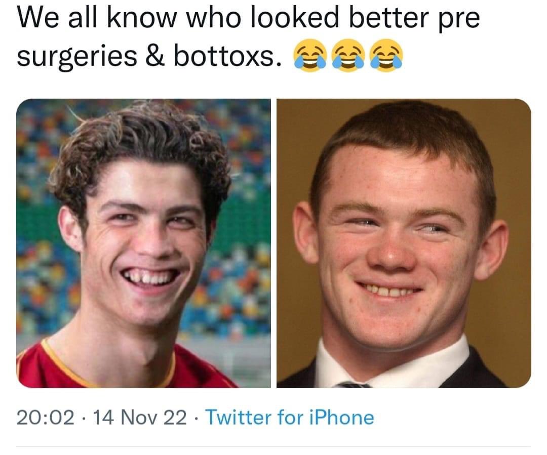 MUFCKolkata's tweet photo. @PiersUncensored @Cristiano @GNev2 @WayneRooney @piersmorgan @TalkTV Shut up https://t.co/15yd501Hx2