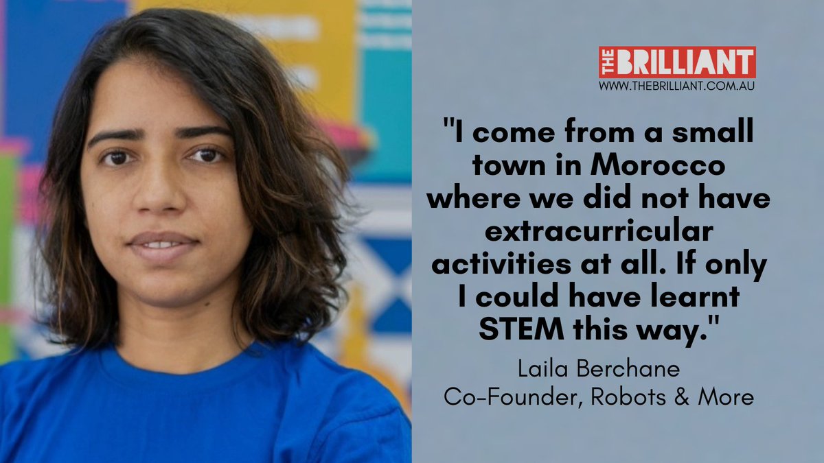thebrilliantHQ's tweet photo. By connecting high-school students to robotics through play, Laila Berchane hopes to change the face of STEM education in Morocco. Read her story in the latest issue of The Brilliant https://t.co/For5xyWyAj #scicomm https://t.co/Y2YH9UkAaH