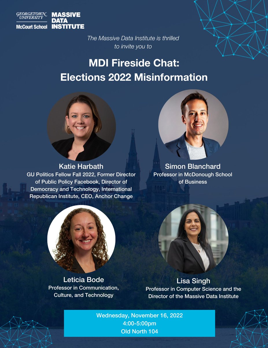 Massive Data Institute (MDI) tweet media
