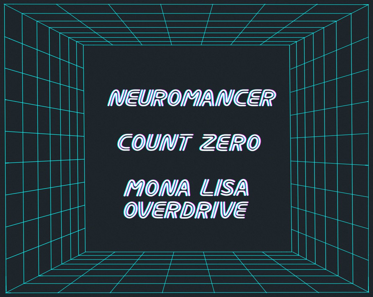 I came up with a font for headlines. I'm going to make a #sketchnote about these <a href="/GreatDismal/">William Gibson</a> books.