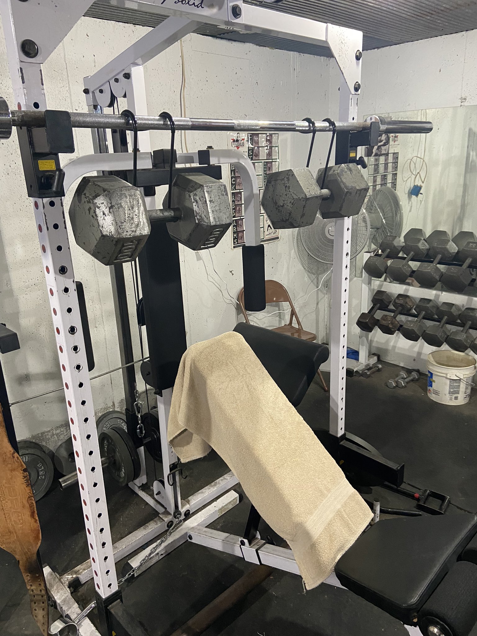 Dumbbell hooks for bench sale