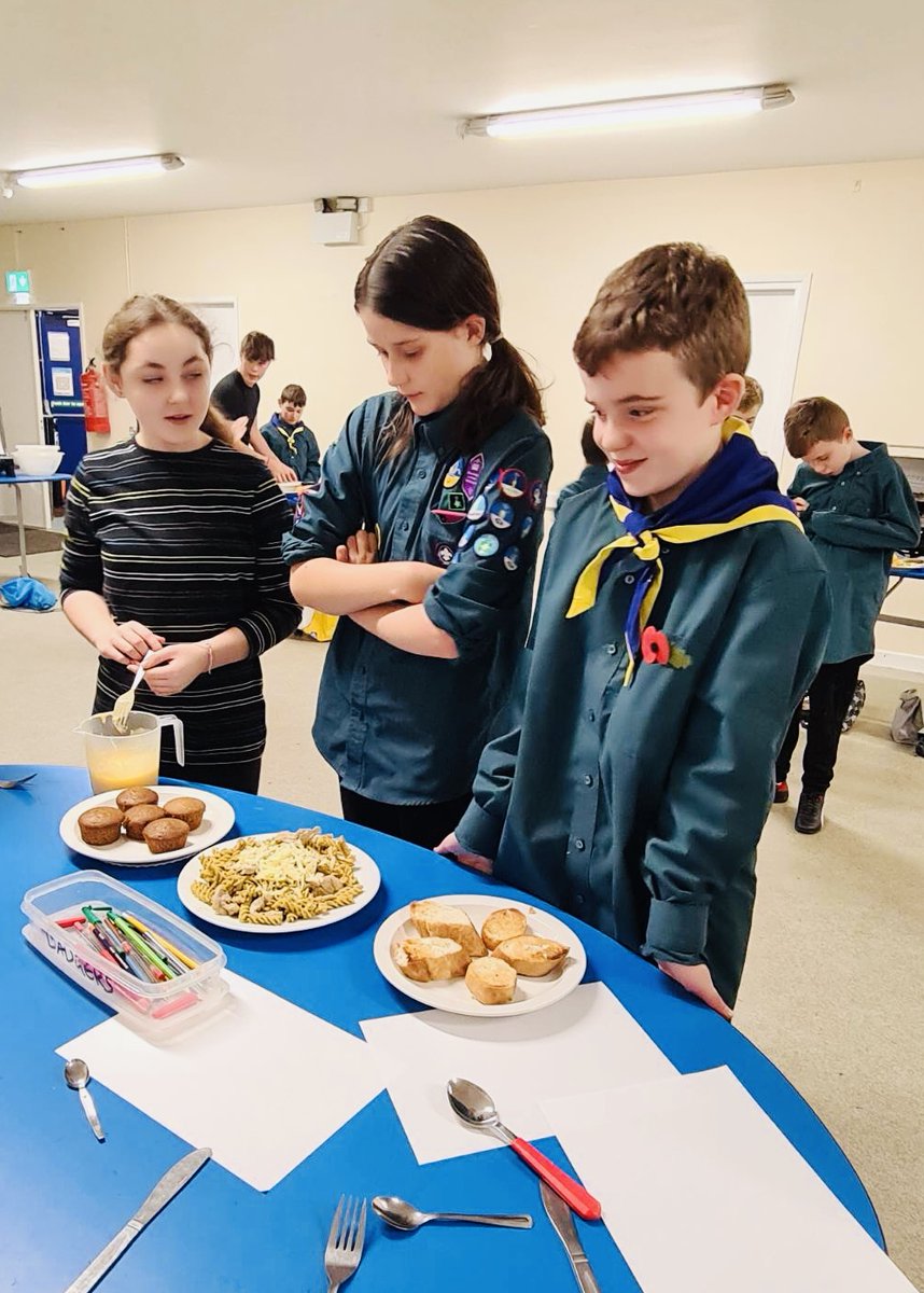 Our Enigma scouts have had a busy few weeks! 

They planned and created low-carbon meals, which they presented to their leaders at their meeting this evening. It was a fun night (if a little messy) and the meals tasted pretty good too!
