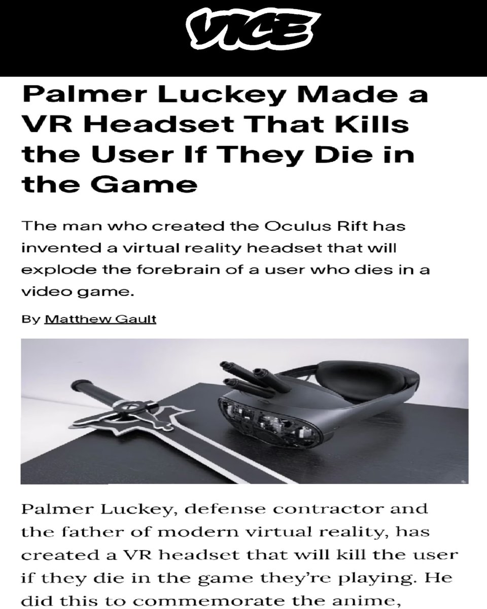 galaxienema's tweet photo. Finally a piece of tech actually beneficial for humanity...
🤣☠️☠️☠️
#killervrheadset #vr #explodingbrains #tech #mememonster #mememachine #memes #techmemes #inthenews https://t.co/GD5I1dR7E9
