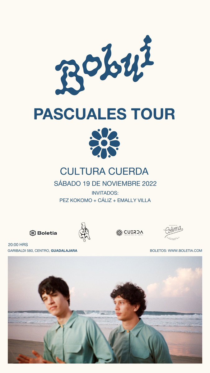 Nos vemos el Sábado Guadalajara ❤️ siempre es un honor tocar para ustedes.