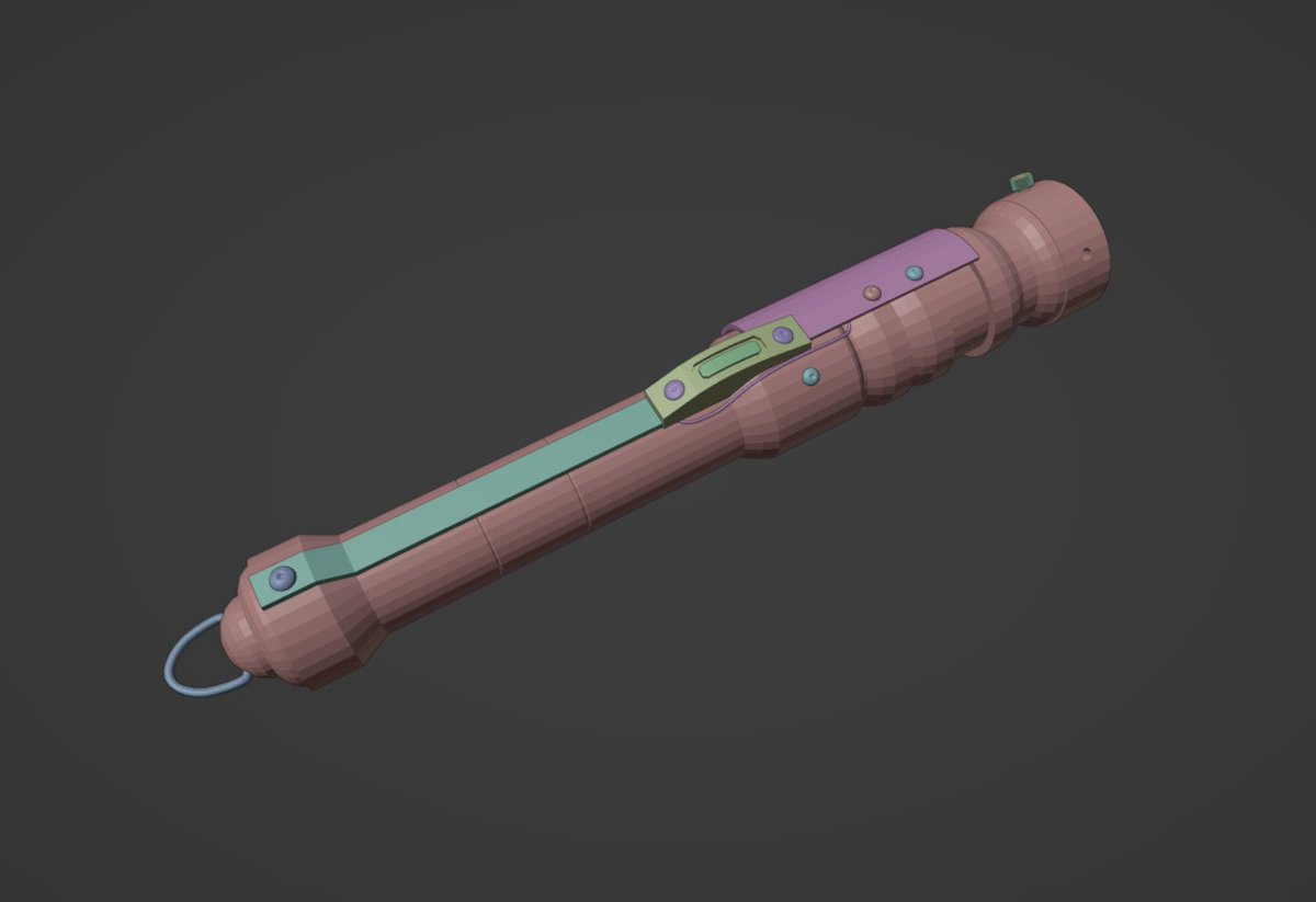 studioVMP's tweet photo. "A lightsaber that once belonged to a friend and great Jedi: Rahn. Use it well. Use it for good."
#starwars #jediknight #darkforces2 #kylekatarn #qurahn #lightsaber #b3d https://t.co/ijpHQjrdmy