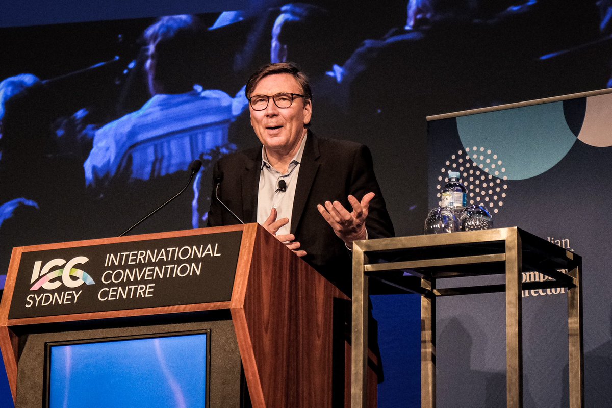 At #EDU2022 <a href="/davidthodey/">David Thodey</a> suggests three simple questions directors need to ask their executives on cyber:

1. What data do we hold?
2. Why do we hold it?
3. Is it encrypted?