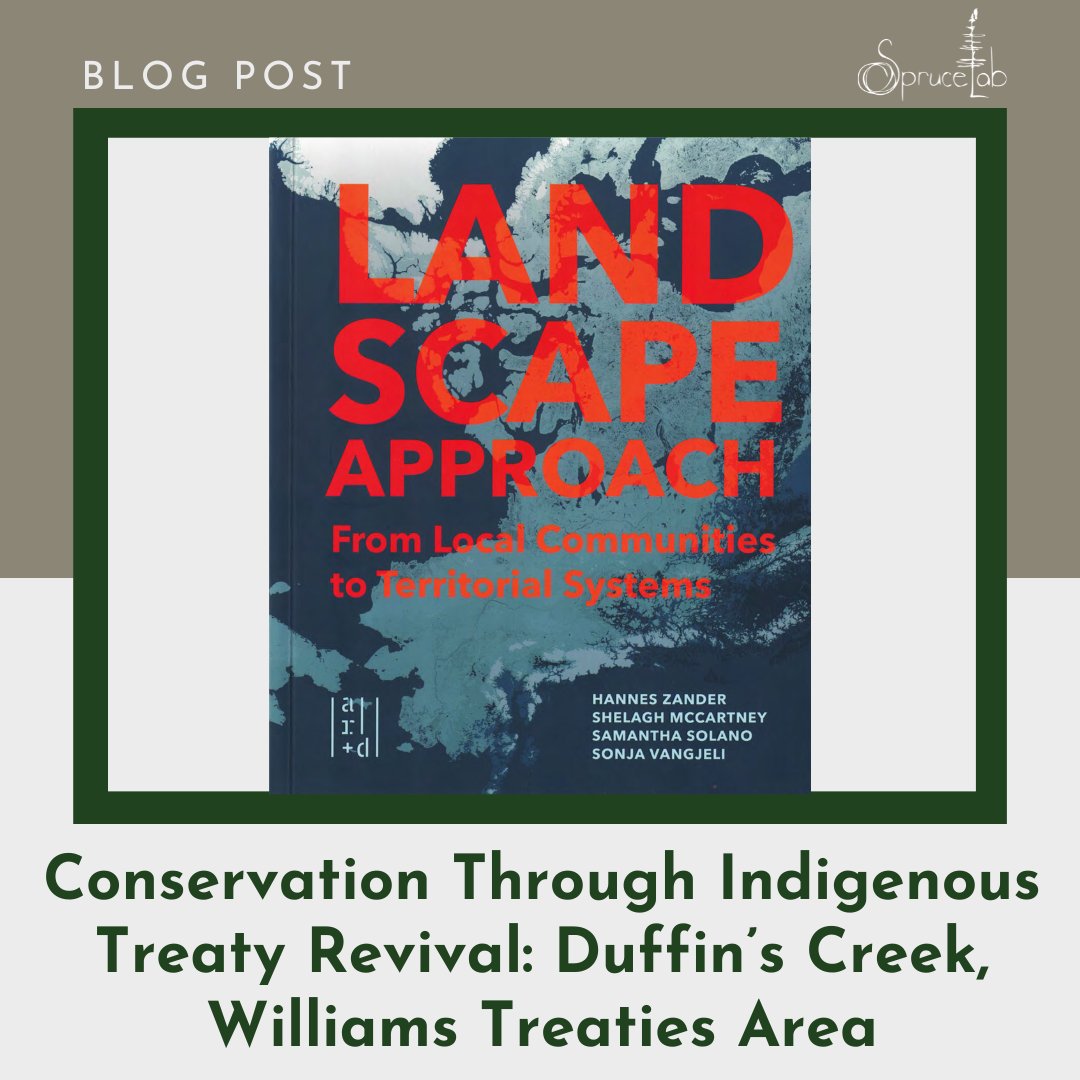 This blog post shares the book chapter co-written by Gary Pritchard and Sheila Boudreau for the Landscape Approach book. This chapter is timely and brings attention to current threats to the Ontario Greenbelt. See: sprucelab.ca/blog/conservat… 
 
#greenbelt #conservation #wetlands