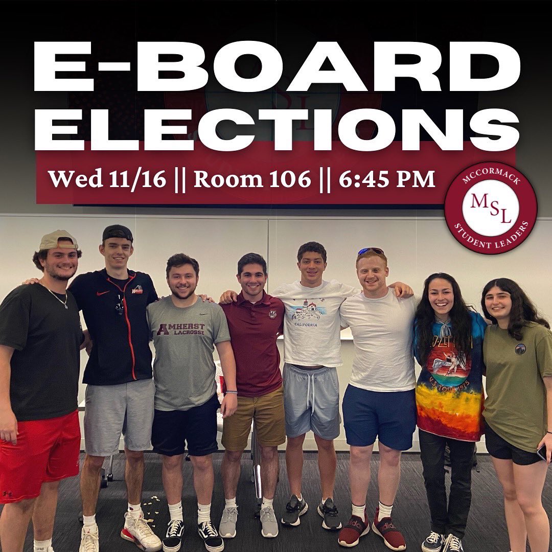 McCormack Student Leaders Club tweet media