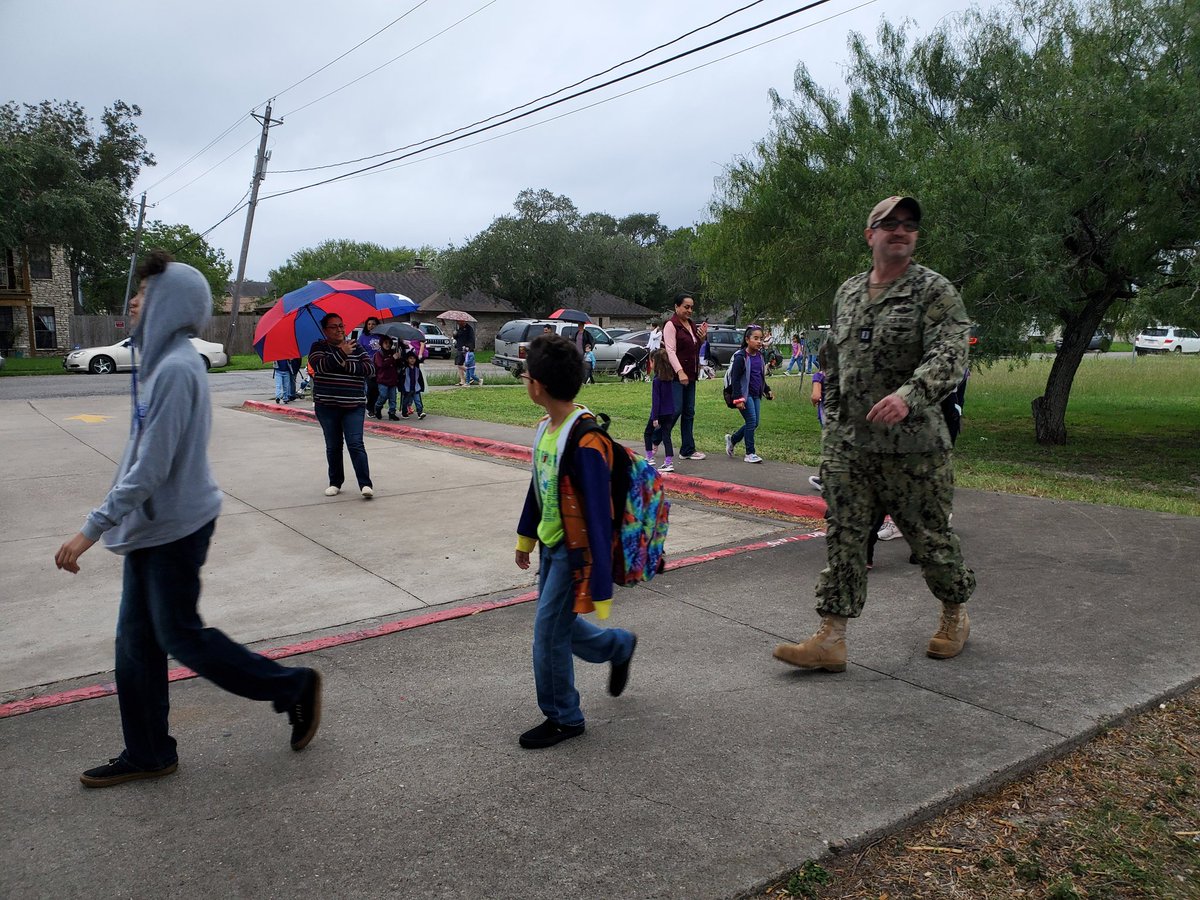 Students, parents, and staff participated in Ruby Bridges Walk to School Day <a href="/club_estates/">Club Estates Elem.</a>. #walktoschool #RubyBridges <a href="/mphernandez73/">Mari Hernandez</a> <a href="/CCISD/">CCISD</a>