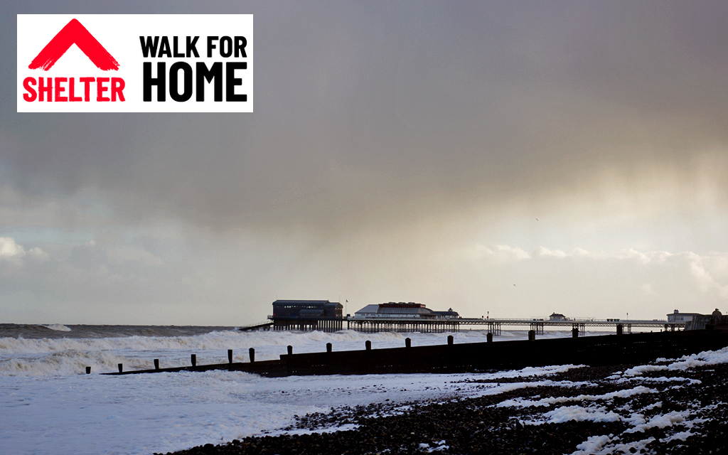 I'm doing @Shelter 'Walk for Home' on 4th Dec wandering from Sheringham to Cromer and back because I think @Shelter will be needed more than ever this coming winter. Contributions appreciated and let me know if you want to join in and do the walk too... walkforhome.shelter.org.uk/fundraising/wa…