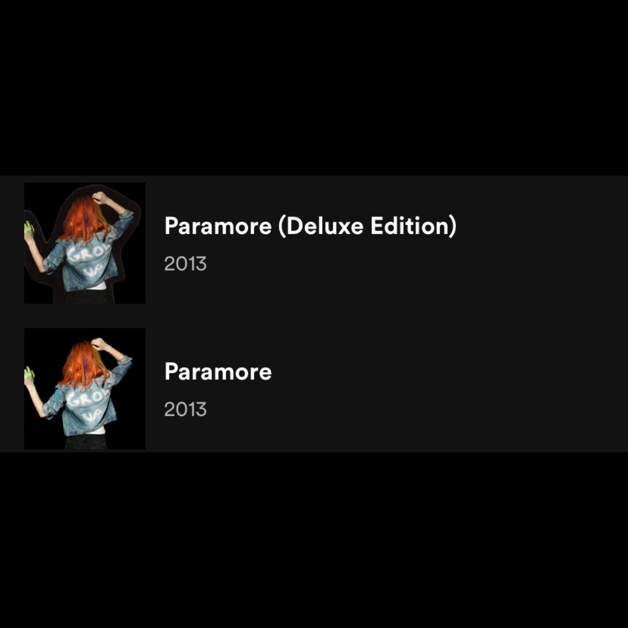 Paramore-Music.com on X: The self-titled album artwork on Spotify was  changed to a photo of Hayley from the album photoshoot.   / X