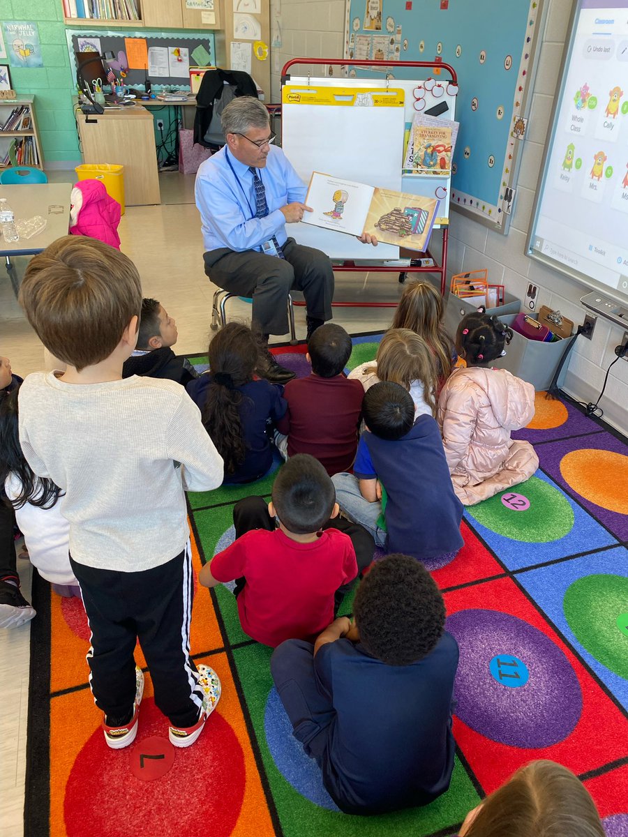 We loved having Mr. Truffer read to our Kindergarten students today for American Education Week! <a href="/EdgewaterAACPS/">Edgewater Elementary</a> <a href="/ChrisTruffer65/">Chris Truffer</a>