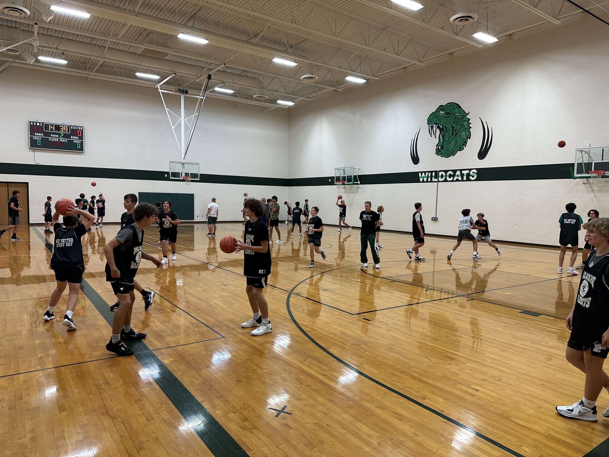 Mulvane Sports on Twitter "🏀 Day 1! Get better everyday! MulvaneMBB