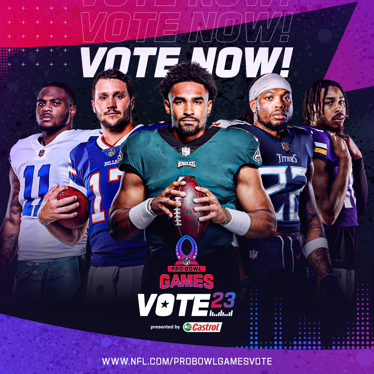 NFL on X: #ProBowlGames VOTE is now LIVE! Head to   to submit your #ProBowlVote!  / X