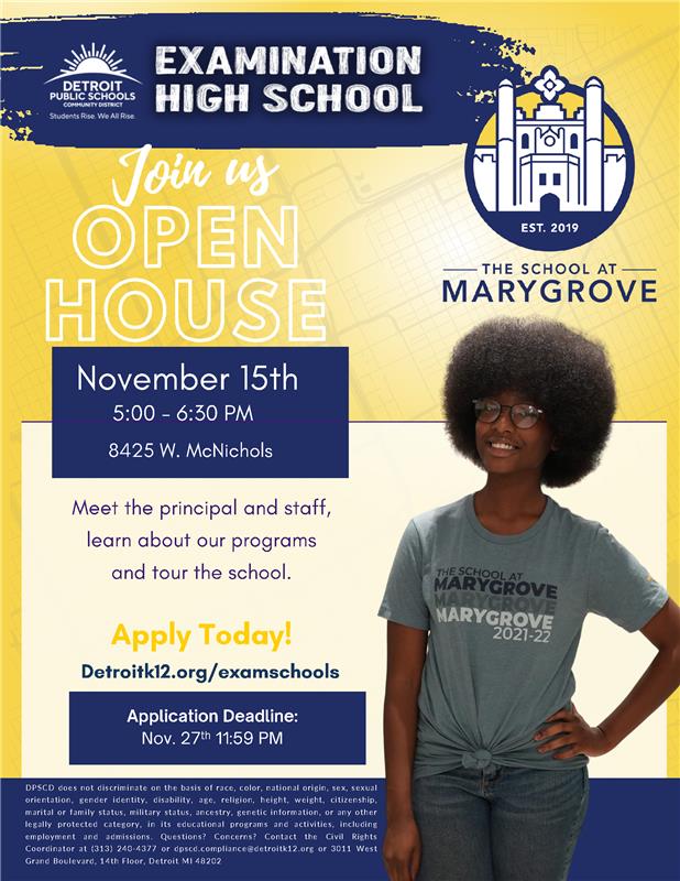 Please join us for our Fall Open House on Tuesday, November 15, 2022, at 5 PM. Looking forward to seeing you there!