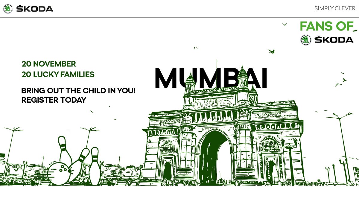 In the week that celebrates #Children, I am excited that we are hosting the #FansOfSKODA in Mumbai on November 20th with a theme that enables #SKODA families to have a super Sunday. Looking forward to meeting you all. bit.ly/3z5Ps98