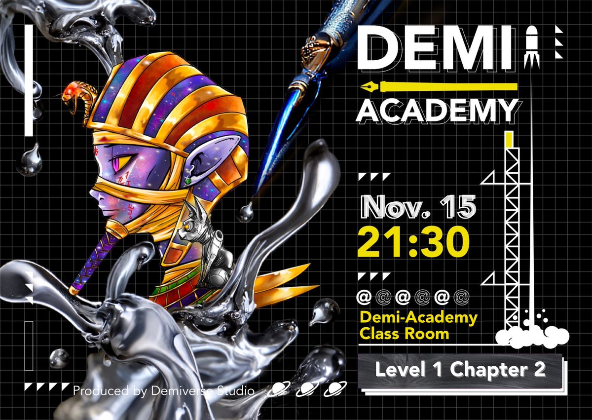 learning never ends

Demi-Academy has completed all three stages

But for new friends, we still continue to provide teaching

Tonight at 9:30, continue the course of Academy Lv1

Are you ready?

──────────
Discord👥：
discord.gg/demi-human

#Demily #NFTs #DemiAcademy