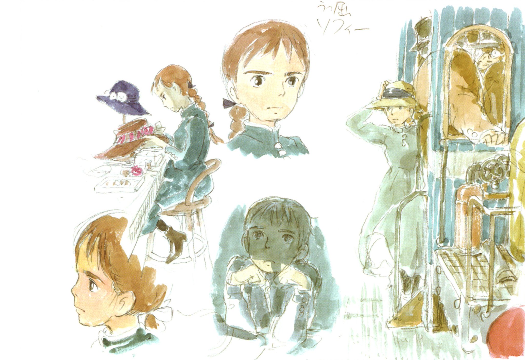 Animation Obsessive on X: Concept art for Howl's Moving Castle (2004),  dir. Hayao Miyazaki, Studio Ghibli  / X