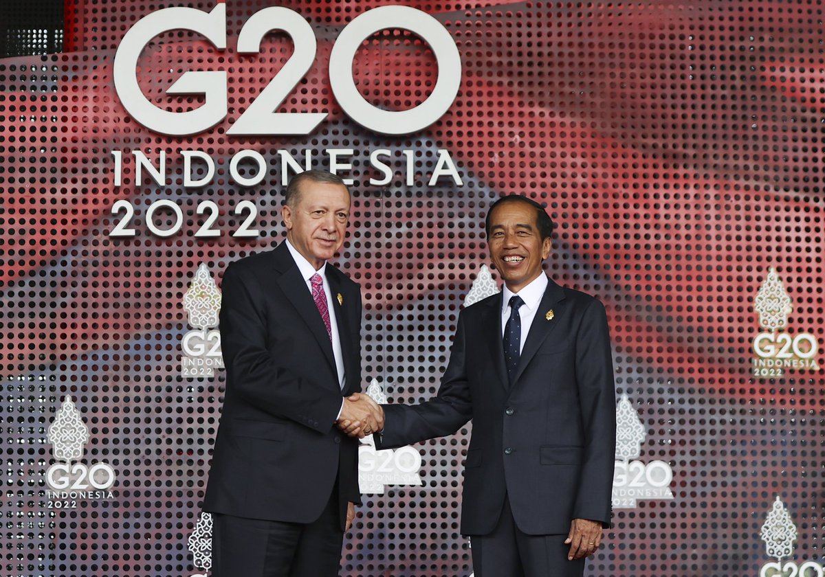 Presidency of the Republic of Türkiye on Twitter "G20 Leaders’ Summit