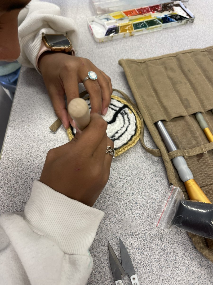 Adv Art Sts are creating original art pieces using a medium of their choosing to answer one of the following end of unit questions: What does it mean to belong? What makes up who you are?What parts of your culture/traditions have shaped you? <a href="/SanMarcosUSD/">San Marcos USD</a> <a href="/DoublePeak_K8/">Double Peak School</a>