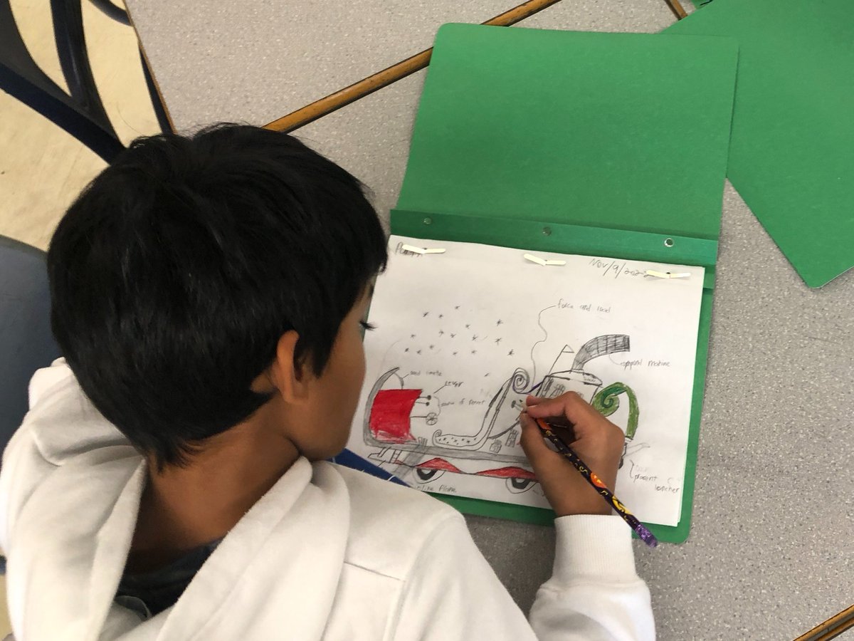 DechantsClass's tweet image. In Science, students have been learning about the six simple machines: wheel and axle, inclined plane, screw, pulley, wedge, and lever.  Now, they are transferring this knowledge into designs for a compound machine.