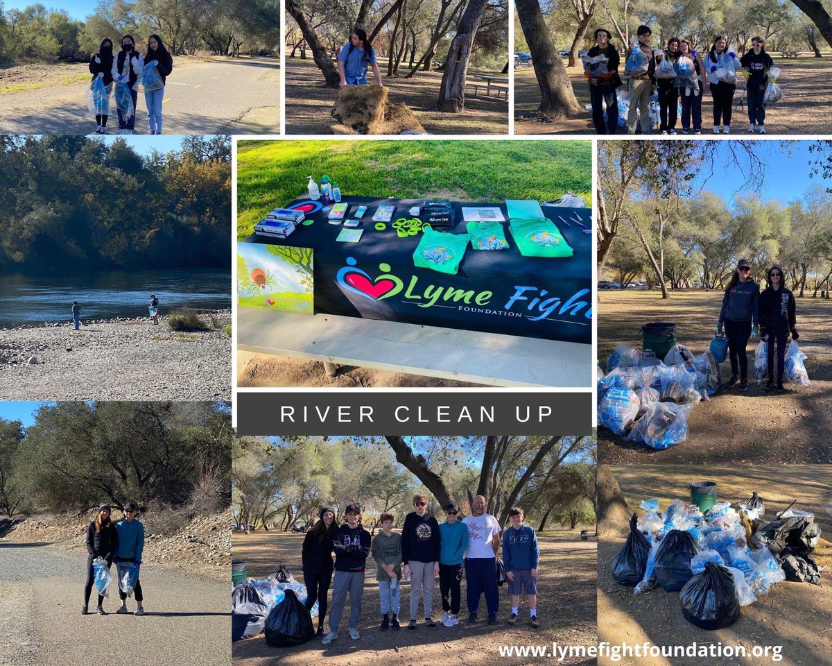 A HUGE thank you to all the volunteers how came out and shared their Sunday with us yesterday. We had over 50 volunteers who picked up over 500 lbs of waste along the American River Parkway. Thank you <a href="/arpfsac/">ARPF</a> for all their support. 

#lymefightfoundation  #americanriverparkway